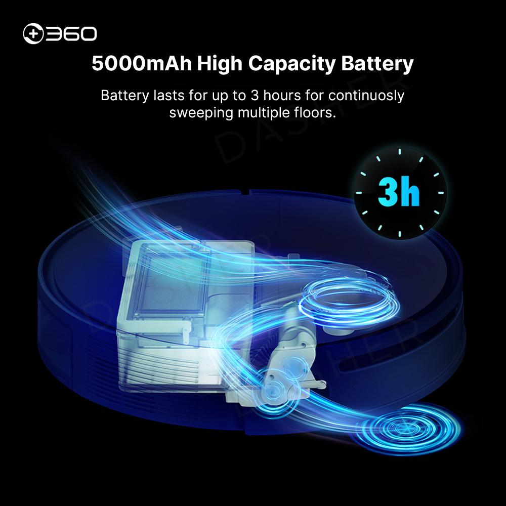 [GLOBAL VERSION] 360 Botslab Robot Vacuum Cleaner S10 2 in 1 Function Vacuuming & Mopping-Smart-Living