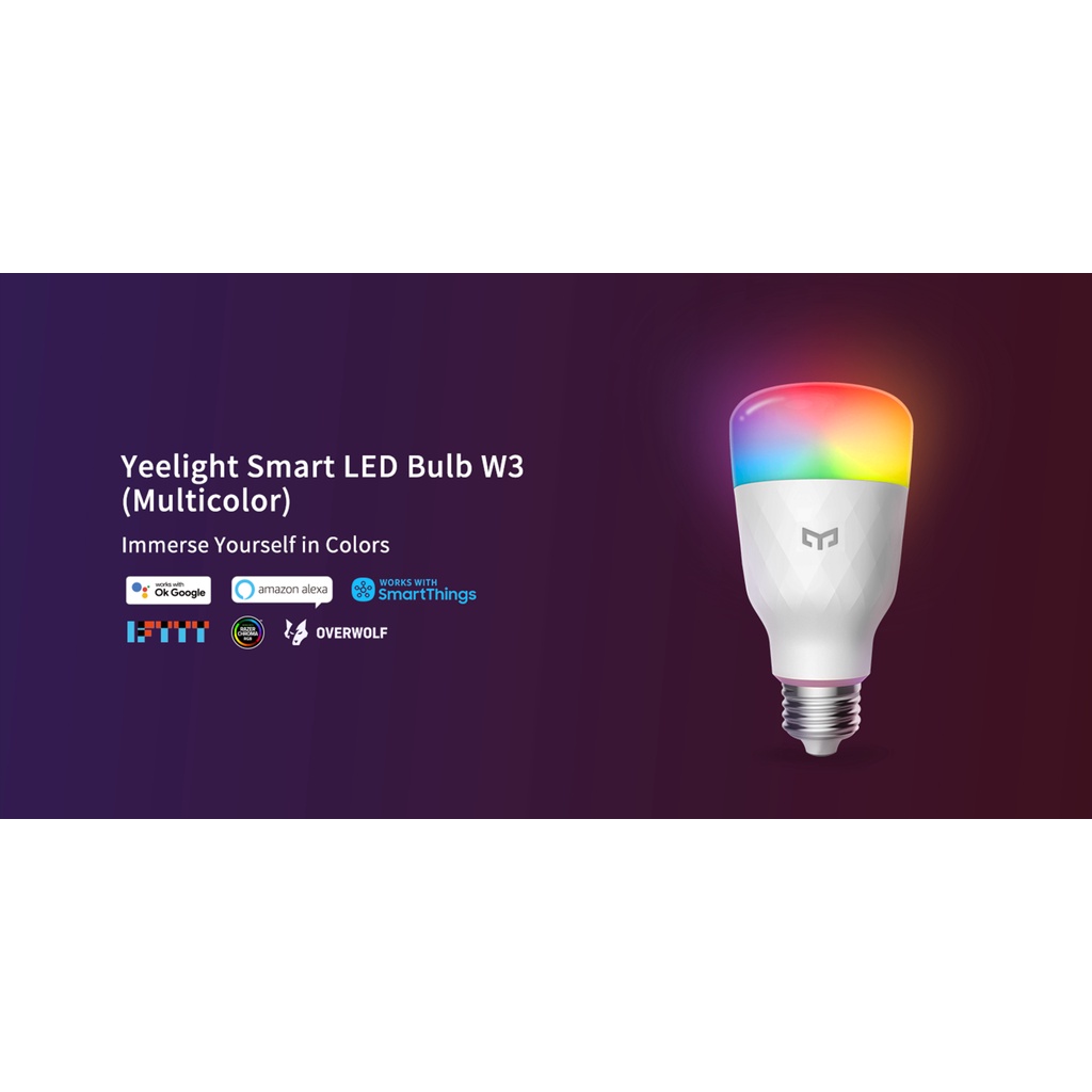 Yeelight Smart Led Light Bulbs (Multicolour) W3 -2nd* -YeeL-Smart-Living