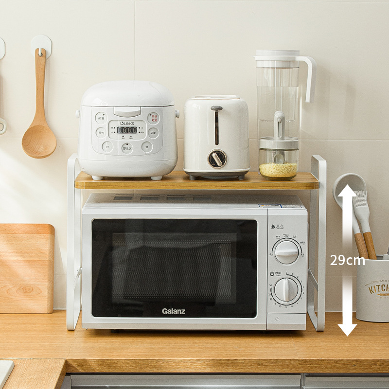 Nachuan kitchen microwave oven storage rack, oven rack, bread rack, stackable table top, layered storage rack-A0612-Smart-Living