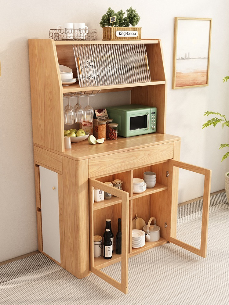 [Pre-order]  Folding dining table small unit Nordic household dining table storage cabinet multifunctional dining table and chair combination-Smart-Living