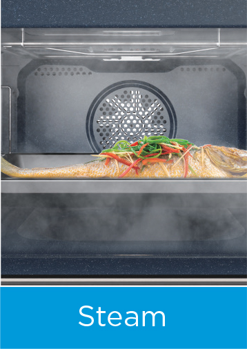 MIDEA BUILT-IN STEAM/CONVENTIONAL OVEN (MBI-N50E4-SG)-Smart-Living