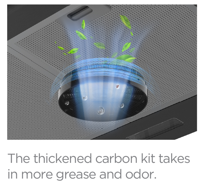 MIDEA 90CM SLIMLINE HOOD (MBI-90F140)-Smart-Living