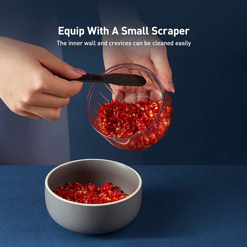 Deerma JS100/JS200 Electric Garlic Grinder Food Processer Cordless Food Chopper-Smart-Living