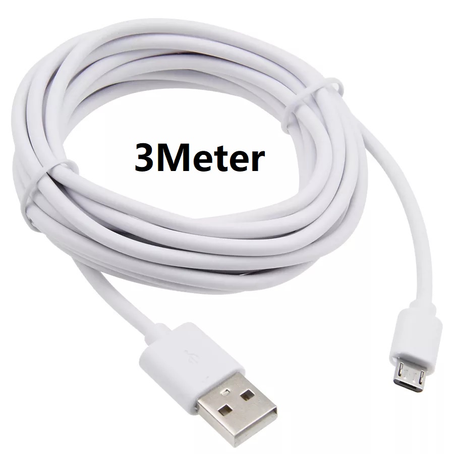 Long Micro USB Cable 3meter and 5meter Fast Charging 480 Mbps Universal Device Compatible-Smart-Living