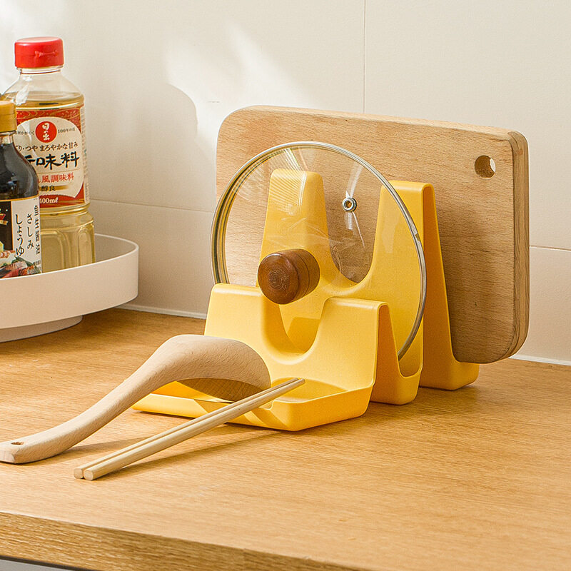 Smart-living kitchen dining multi purpose countertop table pot cover tray utensil shelf storage rack holder -A0550 -NC-Smart-Living