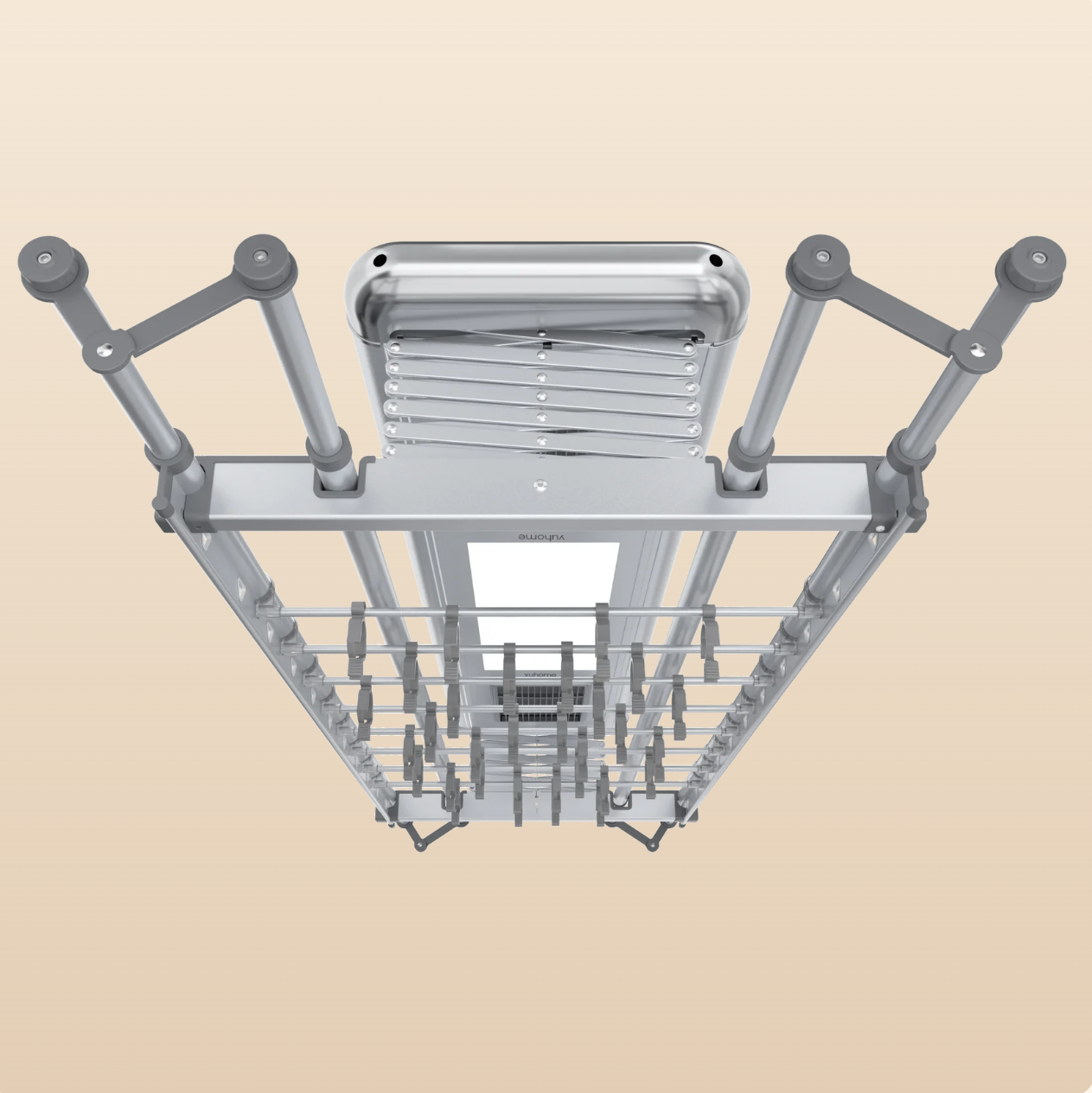 YU HOME Automated Laundry Rack System, Smart Laundry Rack (Model: ACE) *FREE INSTALLATION AND LIFETIME WARRANTY*-Smart-Living