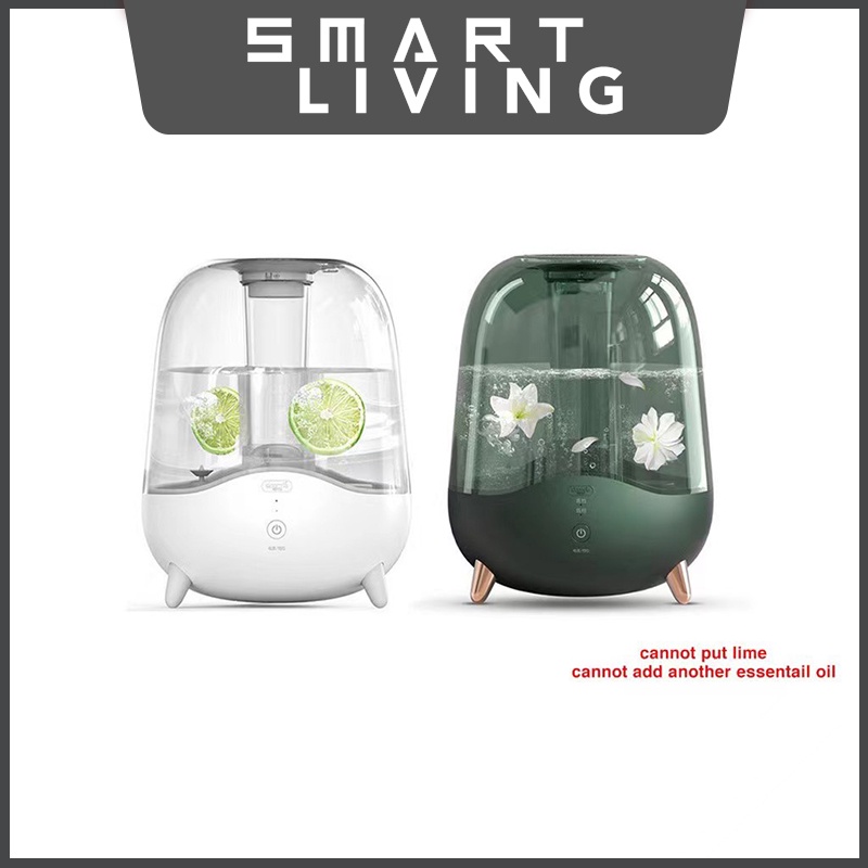 Deerma F325/F329 Ultrasonic Cool Mist Humidifier 5L Silent Aromatherapy Diffuser Transparent Water Tank-Smart-Living