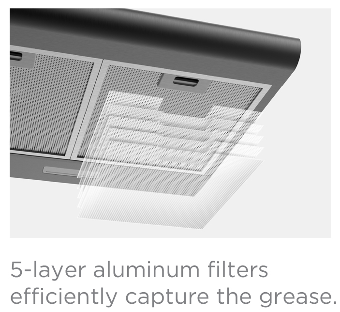 MIDEA 90CM SLIMLINE HOOD (MBI-90F140)-Smart-Living