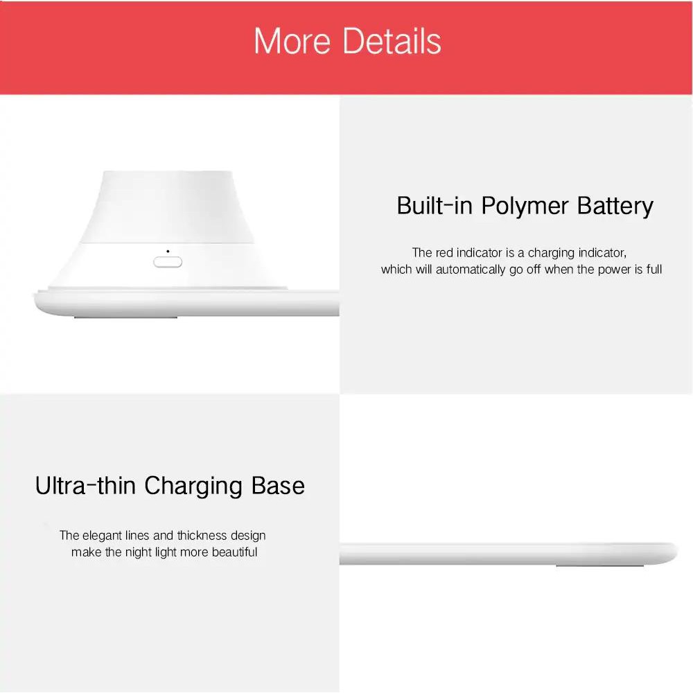 Yeelight 15W Wireless Charger with LED Night Light -2nd* -YeeL-Smart-Living