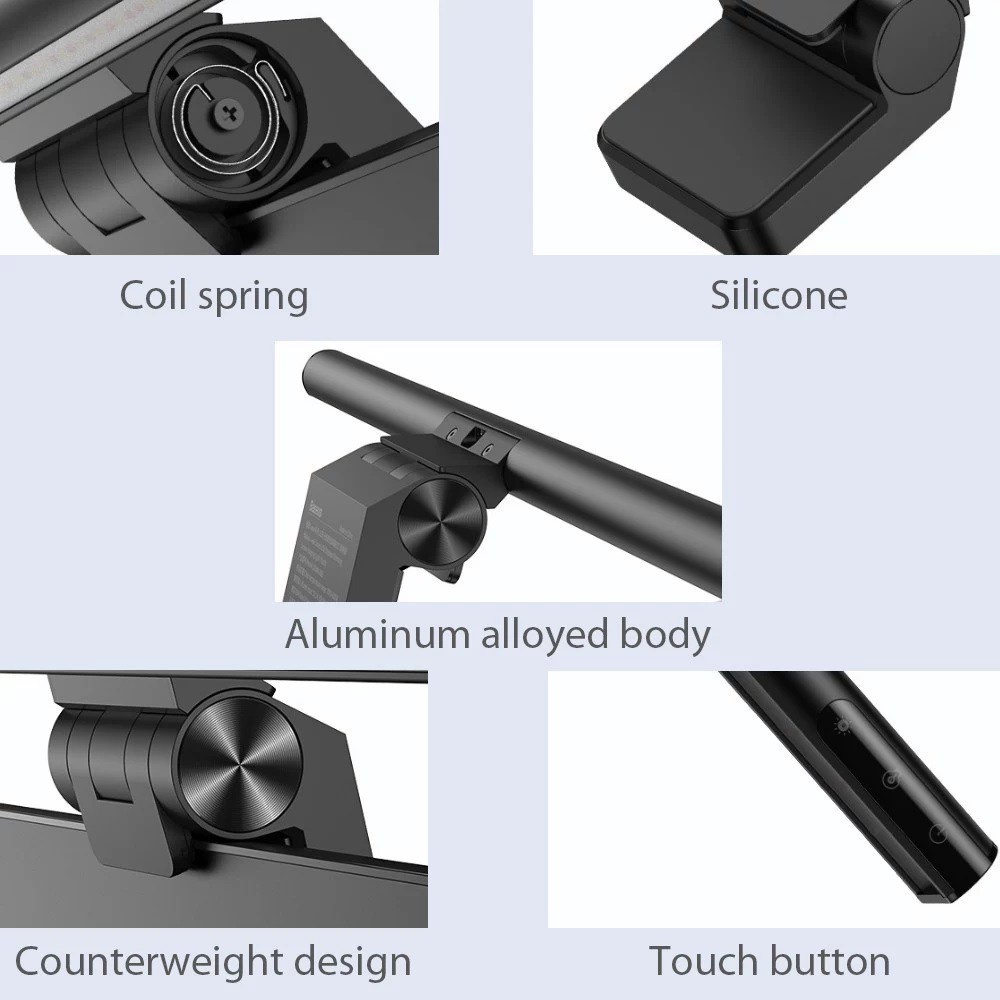Baseus Screen Hanging Light (Youth) i-wok Series USB Adjustable Reading Screen Computer-Smart-Living
