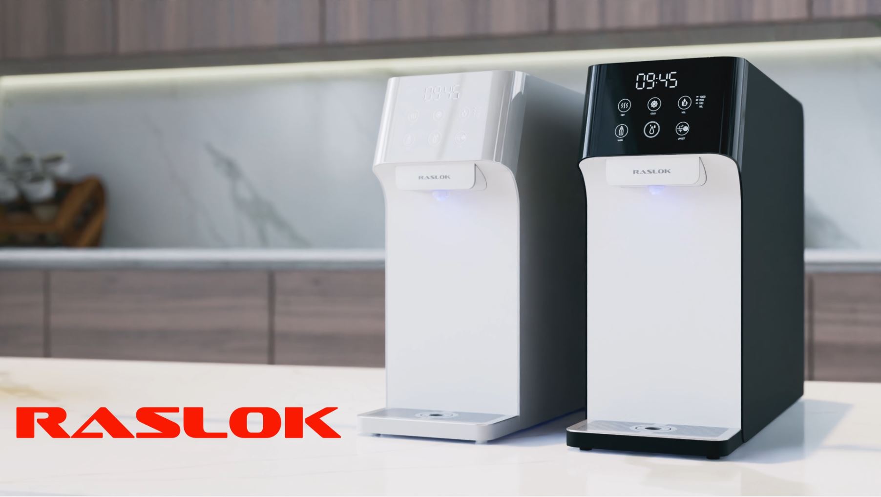 RASLOK Water Purifier with UV Sterilisation | Water Dispenser with Filters HCM-T1-Smart-Living