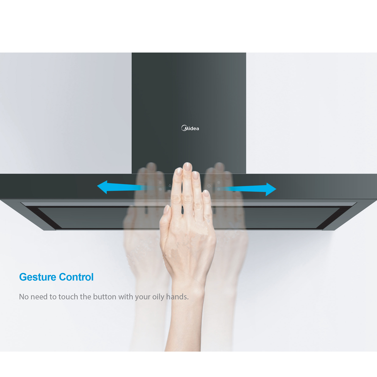 MIDEA *NEWLY LAUNCHED* 90CM CHIMNEY HOOD (MBI-90M79)-Smart-Living