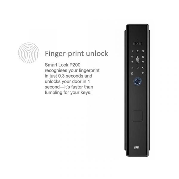 NVC Digital P300 Smart facial recognition digital door lock -2nd-Smart-Living