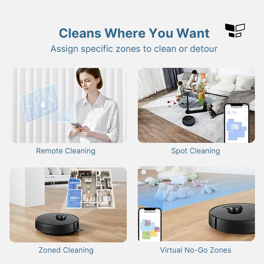 [2 YEARS WARRANTY]  Dreame L10 Pro Robot Vacuum and Mop | 4,000Pa Suction | 570ml Dust Tank-Smart-Living