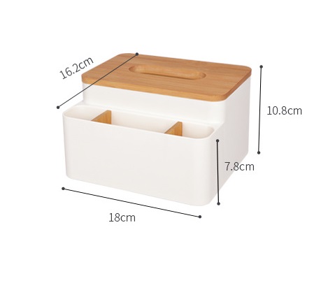 Smart-Living Household Home Multifunctional Desk table shelf Storage Tissue Box with cover -A0264 -NC-Smart-Living