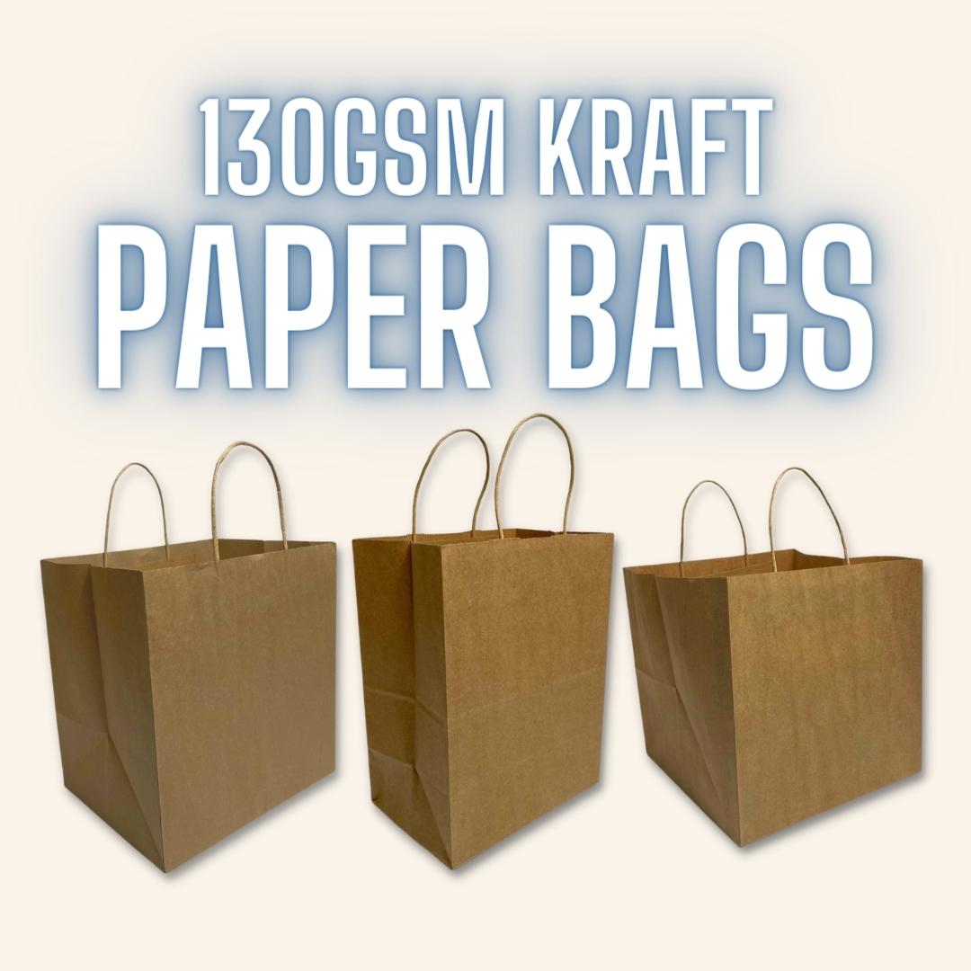 130GSM Kraft Paper Bags-CAARTN