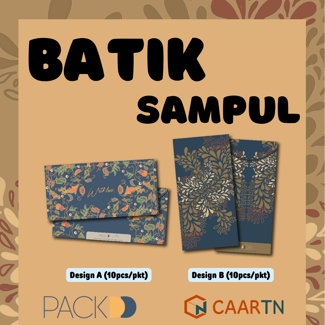 150GSM Batik Design Money Envelopes - 10pcs/pkt-CAARTN