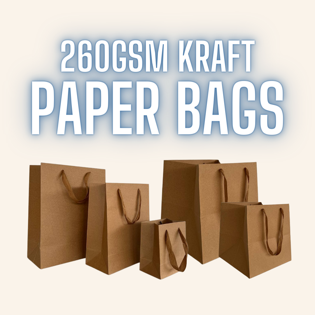 260GSM Kraft Paper Bags-CAARTN