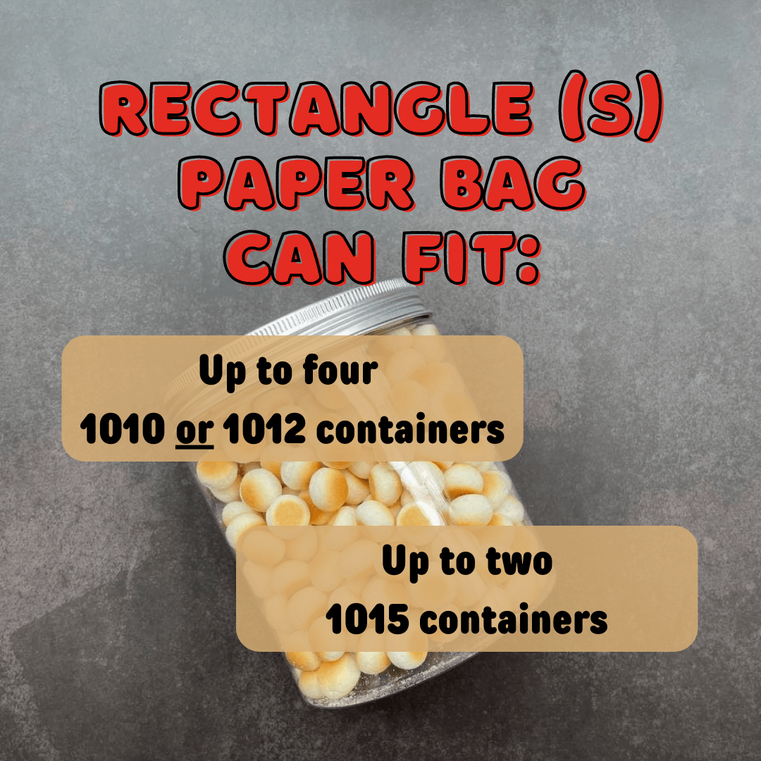 Gold PET Plastic Container - 3 sizes-CAARTN