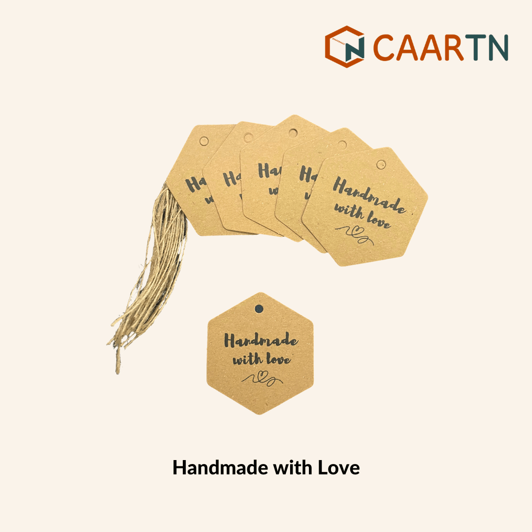 Hexagon Gift Tag - 25pcs/pkt-CAARTN