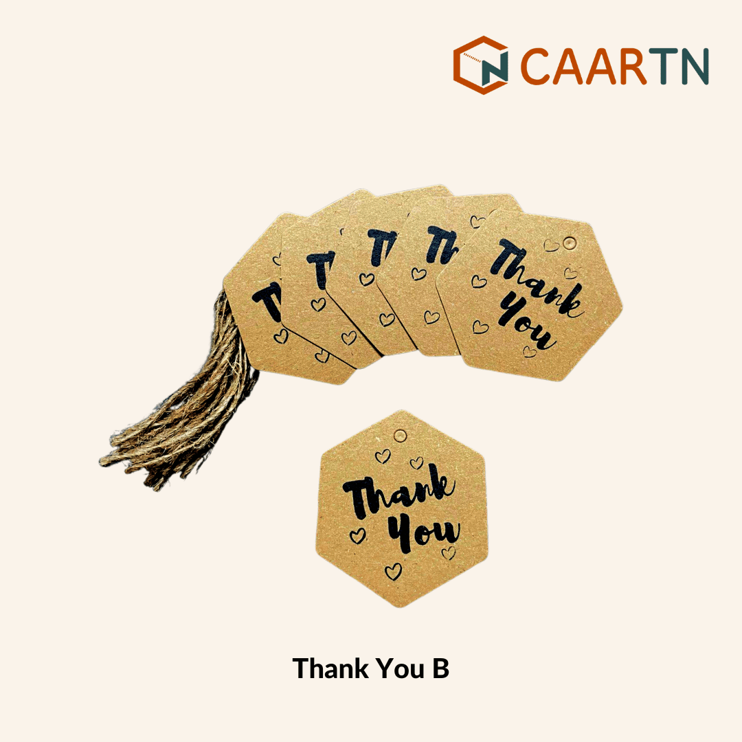 Hexagon Gift Tag - 25pcs/pkt-CAARTN