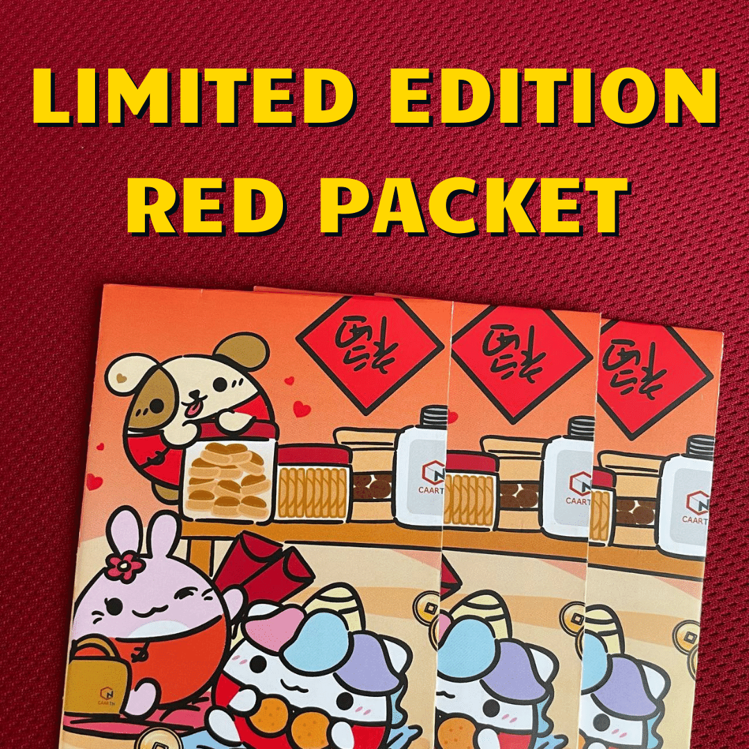 CAARTN xx mochibuddies Limited Edition 2023 Red Packet - 10pcs/pkt-CAARTN