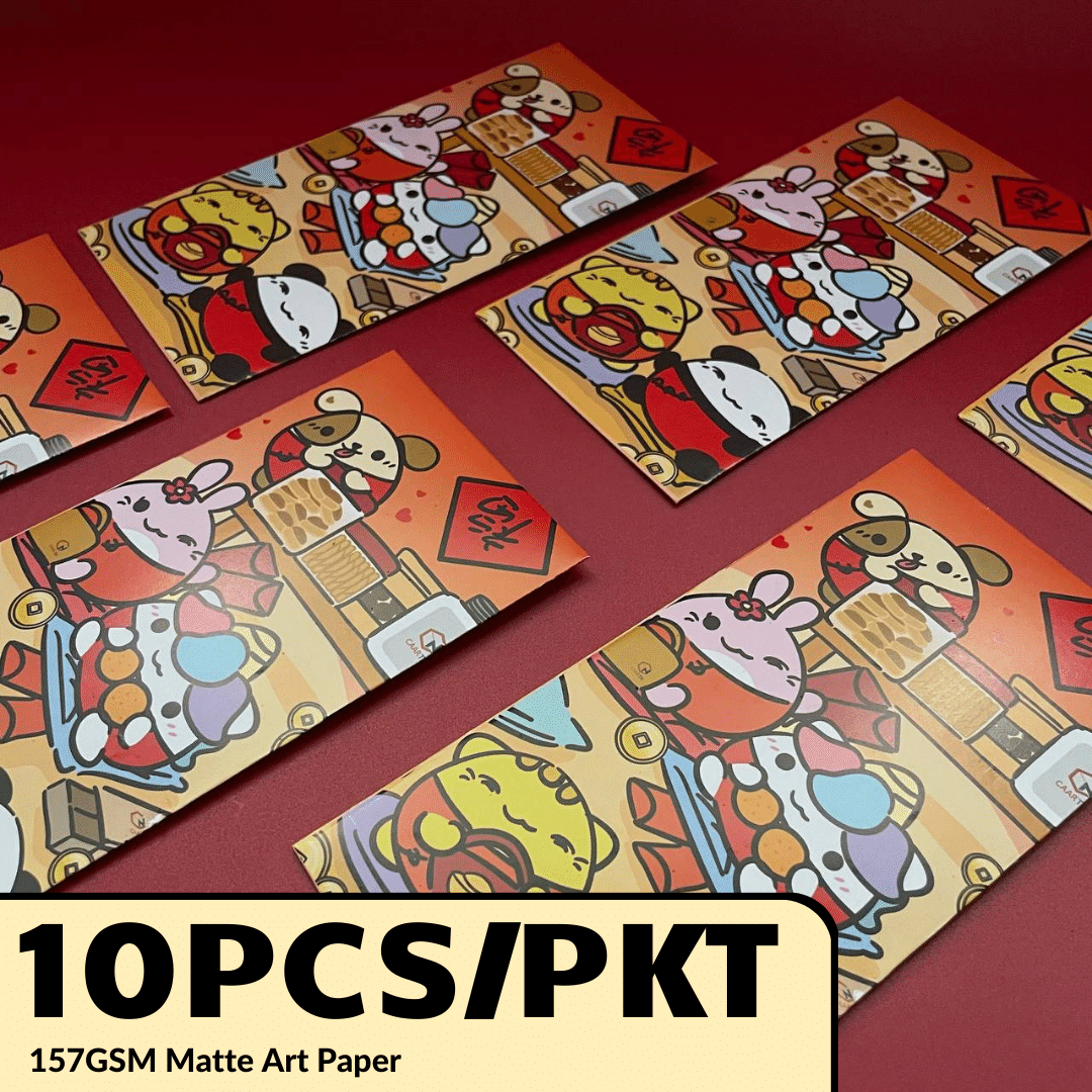 CAARTN xx mochibuddies Limited Edition 2023 Red Packet - 10pcs/pkt-CAARTN