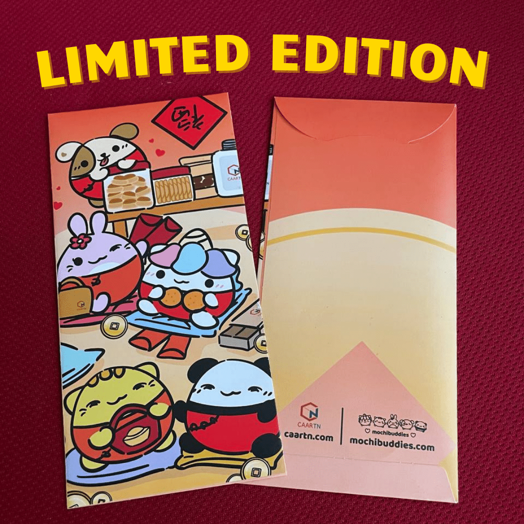 CAARTN xx mochibuddies Limited Edition 2023 Red Packet - 10pcs/pkt-CAARTN