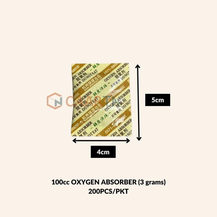 100cc Oxygen Absorber 200pcs/pkt
