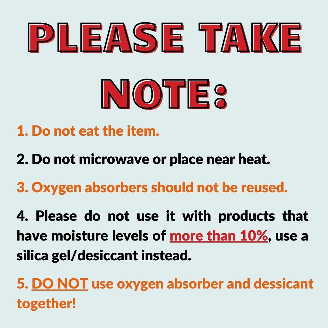 100cc Oxygen Absorber - 200pcs/pkt-CAARTN