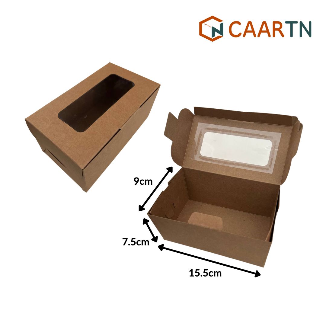 Kraft Cake Box M - 10pcs/pkt-CAARTN