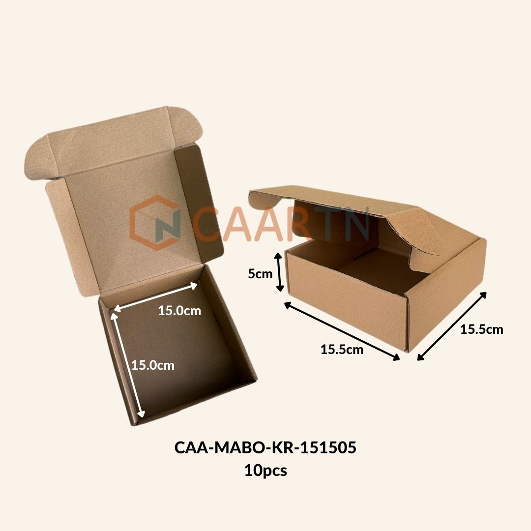 Kraft Brown Mailer Box (MB151505) - 10pcs-CAARTN
