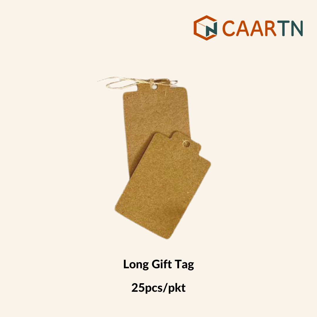 Long Gift Tag - 25pcs/pkt-CAARTN