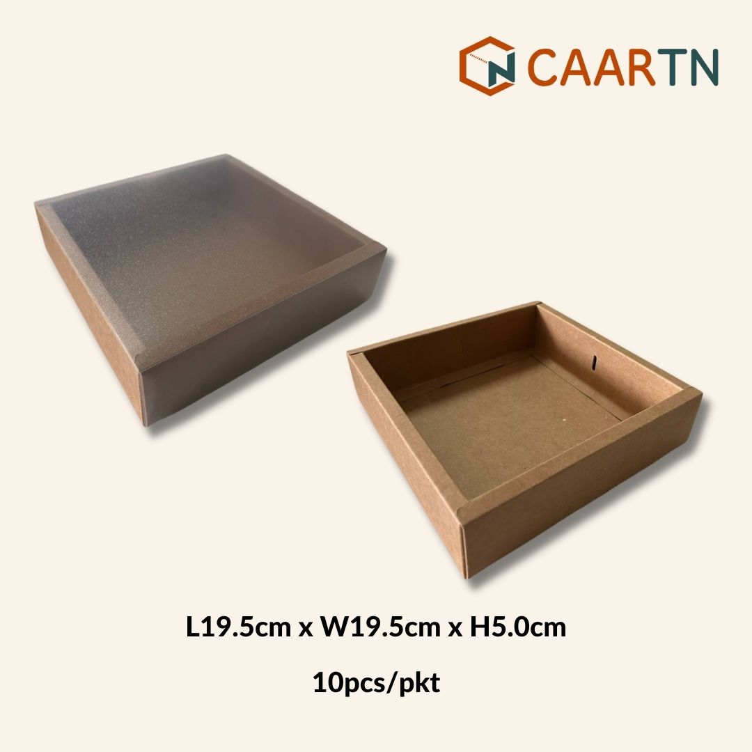 Square Drawer Gift Box M - 10pcs/pkt-CAARTN