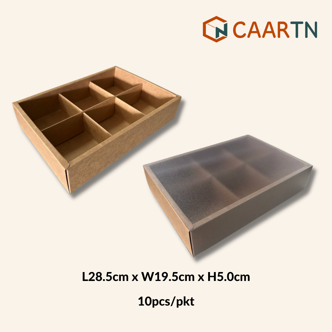 6 Slot 100g Mooncake Drawer Box - 10pcs/pkt-CAARTN