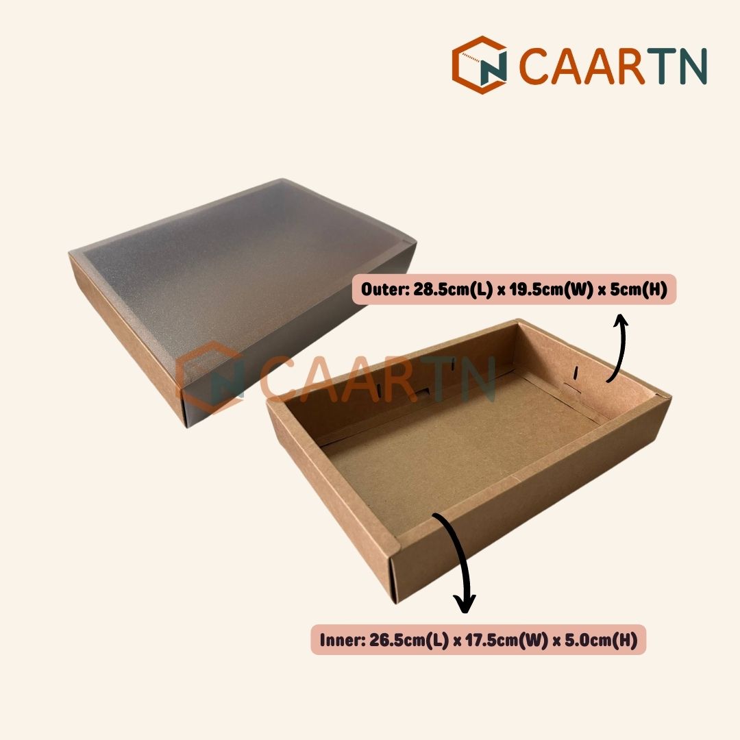 Rectangle Drawer Gift Box L - 10pcs/pkt-CAARTN