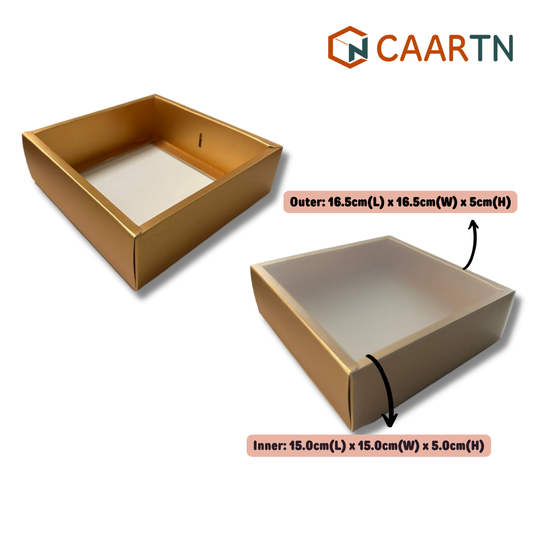 Square Drawer Gift Box S (4 colours) - 10pcs/pkt-CAARTN