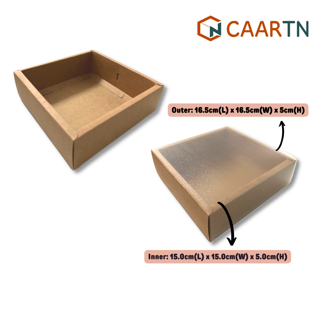 CAARTN - Square Drawer Gift Box S (4 colours) - 10pcs/pkt