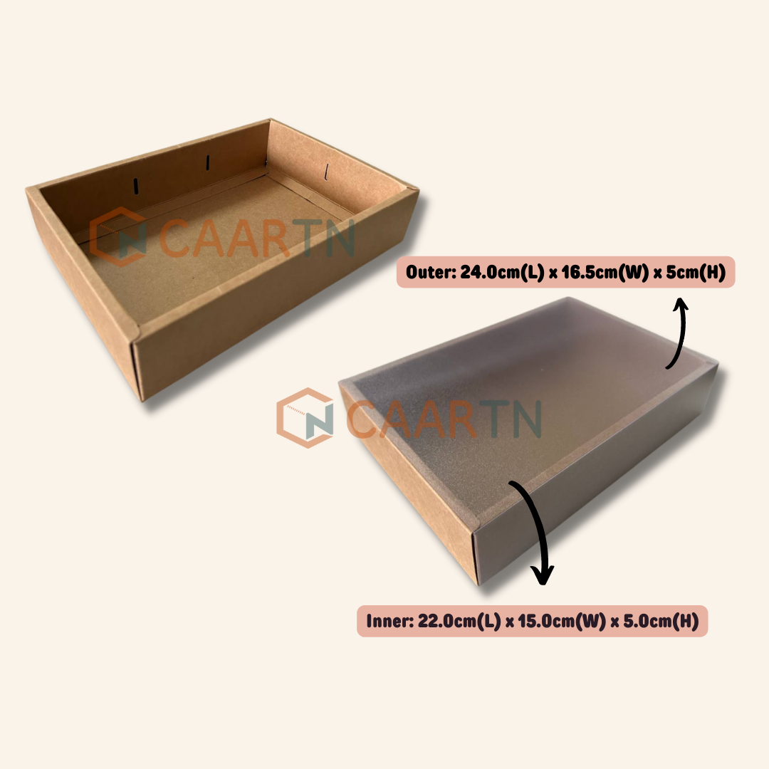 Rectangle Drawer Gift Box M (4 colours) - 10pcs/pkt-CAARTN