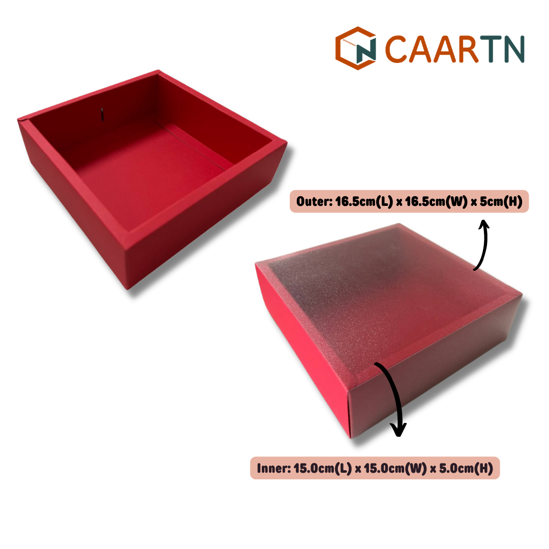 Square Drawer Gift Box S (4 colours) - 10pcs/pkt-CAARTN