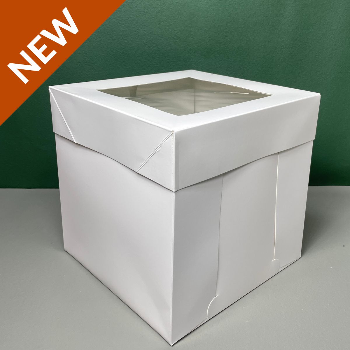 Tall Cake Box with Window Lid