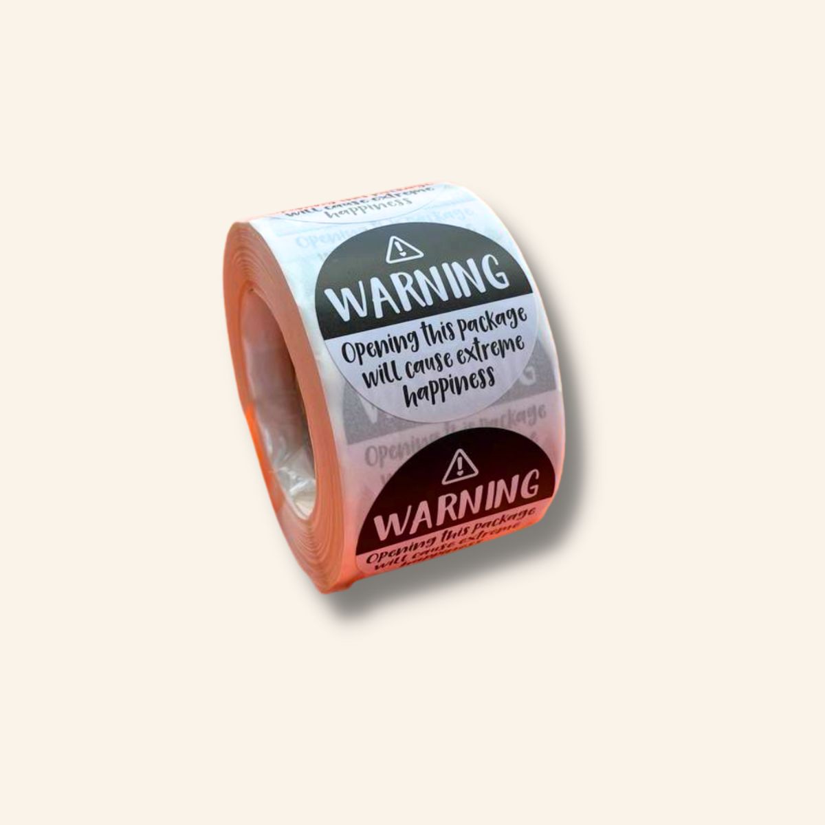 Warning Label Sticker Roll - 500pcs