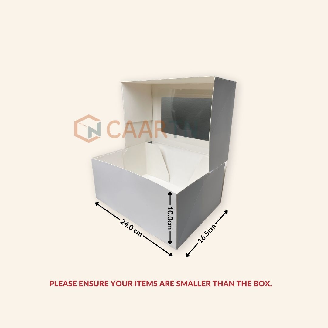 White Cake Box XL - 10pcs
