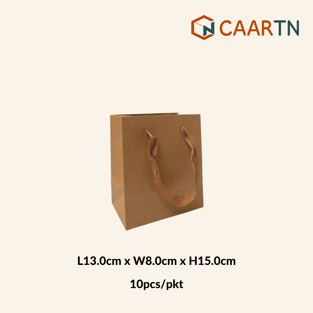(Packdd) Mini Kraft Gift Bag - 10pcs/pkt-CAARTN
