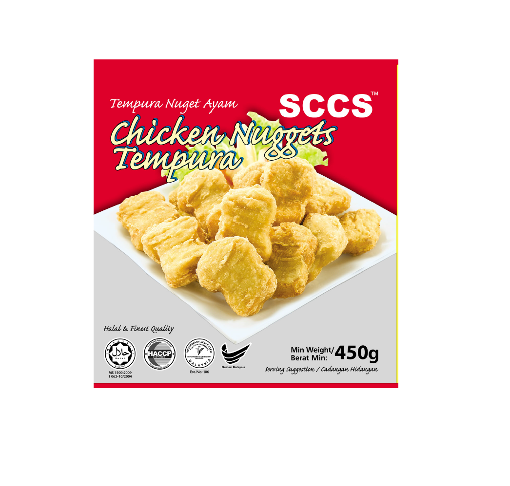 SCCS Chicken Nugget Tempura 450gm