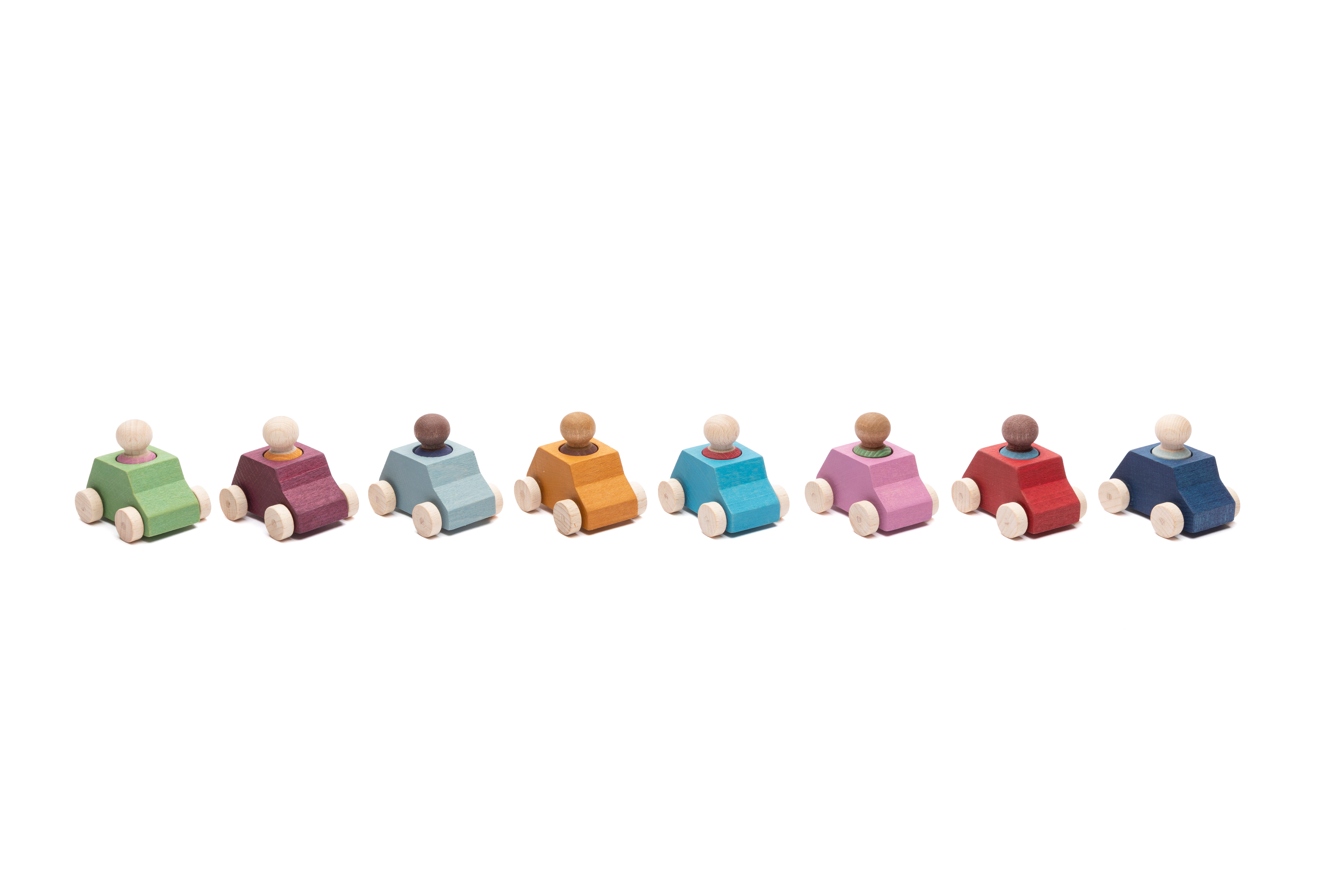 Lubulona Pack of 8 Cars for Creative Play