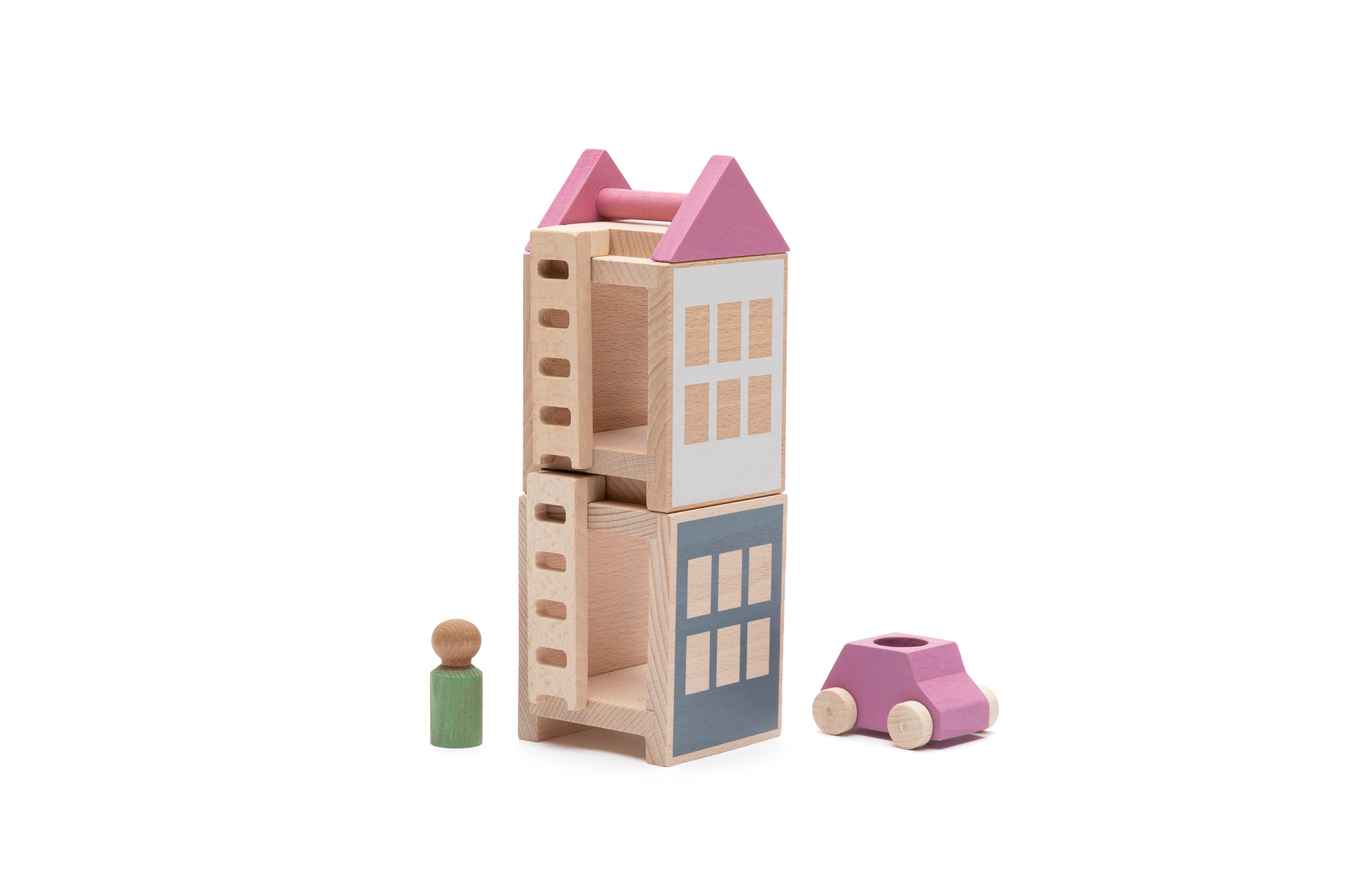 Lubulona Mini Town Construction Toy Set Educational Play