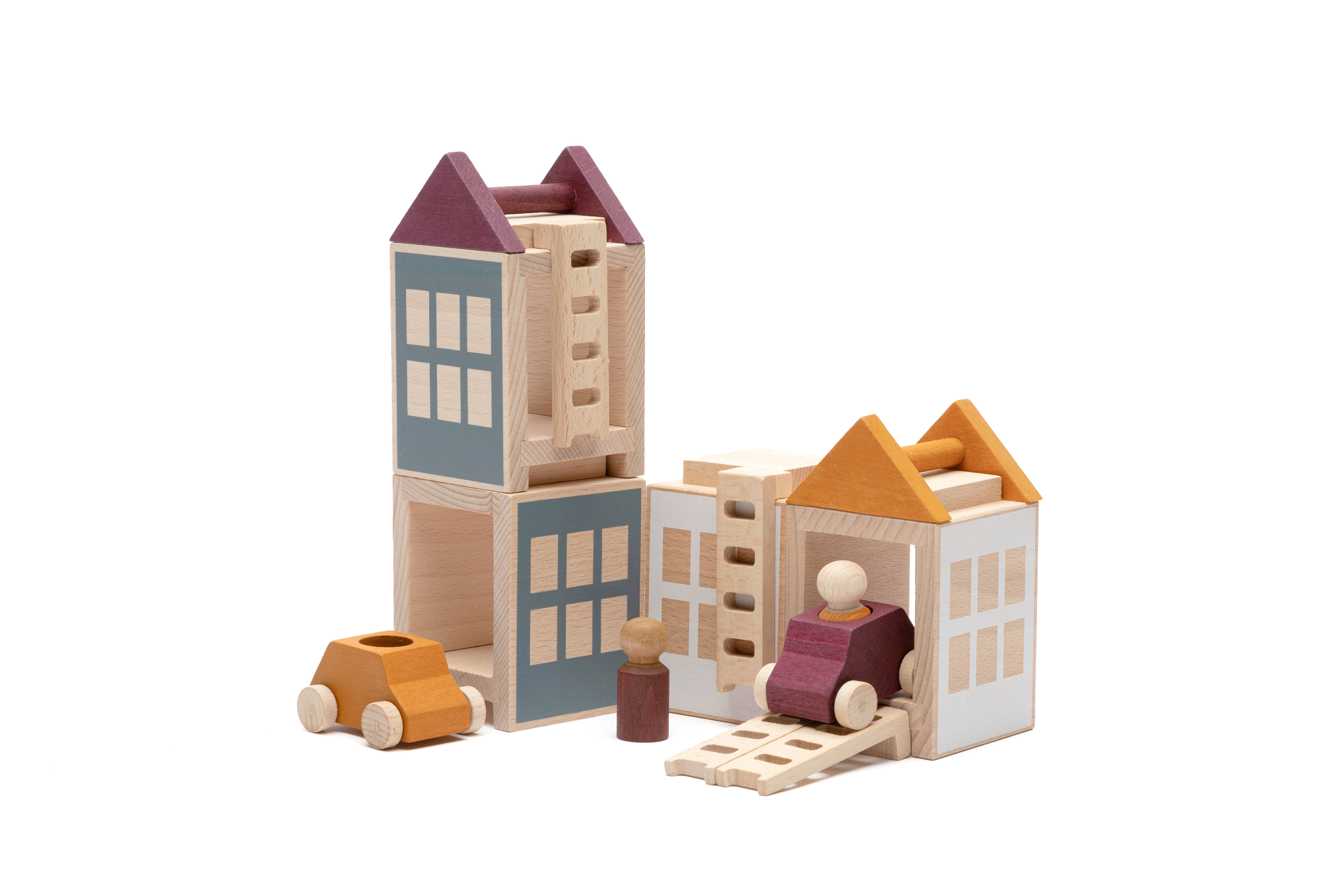 Lubulona Maxi Town Educational and Creative Construction Toy