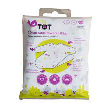 Disposable Coverall Feeding Bib for Baby Led Weaning or Feeding on the Go