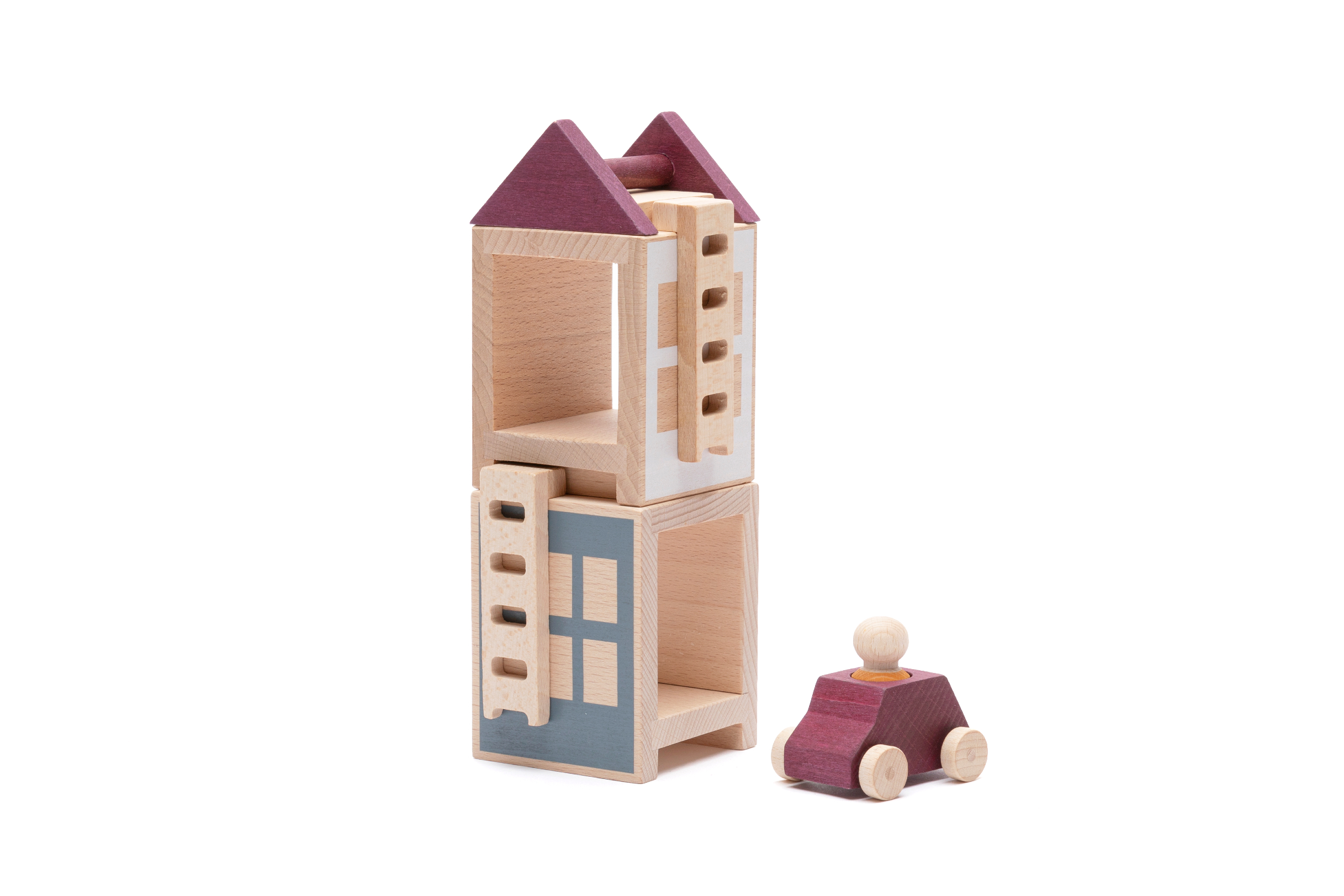 Lubulona Mini Town Construction Toy Set Educational Play